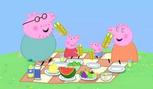 小猪佩奇一家吃瓜视频,趣味生活瞬间曝光